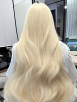 ロウル 渋谷(LOWRL)&nbsp;ホワイトブロンド/スーパーロング/ケアブリーチ