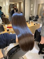 ジーナ 船橋(Zina)&nbsp;髪質改善＊ロングレイヤーグレーベージュ＊美髪【Zina船橋】