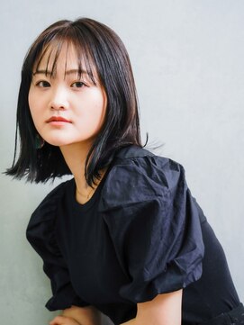 ルテラ 本町店(Lutella) 小顔ワンレンこなれミディ