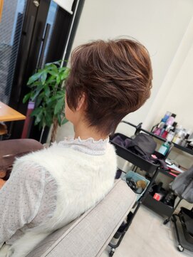 バッカ 横浜桜木町店(BACCA) ショートボブ　手ぐしでまとまる