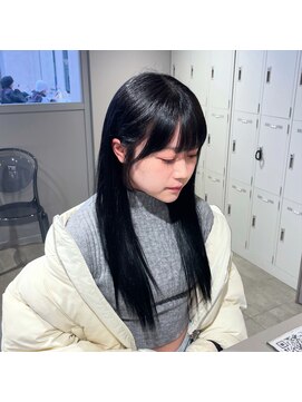 ユナイテッド 横浜(UNITED) 【植村優梨指名】ブルーブラック/横浜美容室