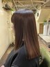 カット&前髪（ポイント）ストレート 10,450円