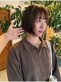 ボブ/コンパクトボブ/ベージュ