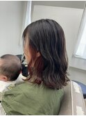 ラズベリーピンク　インナーカラー