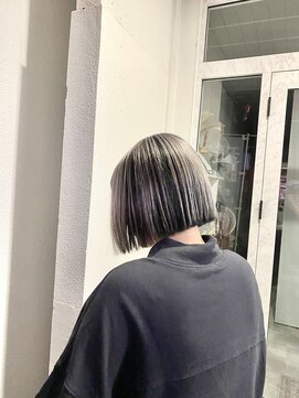 ギルマ(Girma) アンブレラカラー　ホワイトベージュ×ブラック