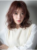 チェリーブラウンデジタルパーマエアリーミディu上尾30代40代
