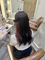 コル(CoL) ピンクブラウン×インナーカラー