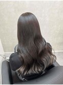 透明感カラー　ラベンダー　髪質改善