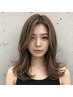 カット+透明感たっぷりの艶髪カラー+選べるベースTR　￥7800
