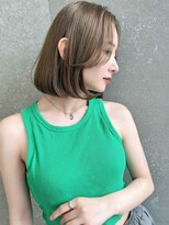 ロンド ロワール 門前仲町(Lond Loire)&nbsp;くびれヘアハイライトカラーアプリコットオレンジ門前仲町0708