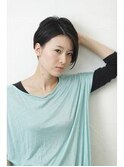 前さがりショートボブ
