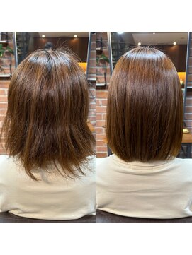 スット 渋谷(slut) くせ毛改善ストレート