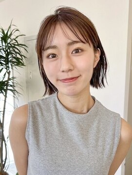 フォト 富山(foto) 暗めカラー/ショートボブ/マロンベージュ/くすみベージュ/富山