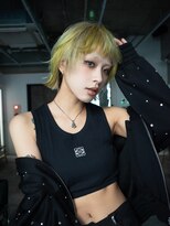 ギークス(GEEKS) 【GEEKS渋谷】レイヤーボブ/デザインカラー/ハイトーン/前髪あり