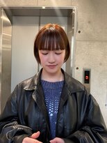 ウーフ(U-fu)&nbsp;ボブショート ぱっつん ぱっつん前髪 前髪カット