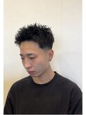 スパイキーショート/ピンパーマ/テーパーフェード