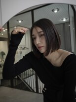ヌヌ 渋谷 原宿 明治神宮前(nunu)&nbsp;レイヤーカットウルフカットボブグレージュオリーブべージュ