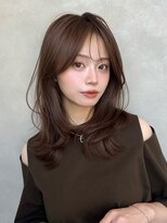 ロイ(Roi)&nbsp;柔らかくびれスタイル/くびれレイヤー/ミルクティーブラウン
