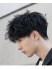 【メンズ】パーマ+カット+炭酸泡シャンプー(前処理ケア付)