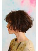 ニュアンスのあるボブスタイル