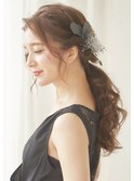 結婚式や二次会に！ローポニースタイル