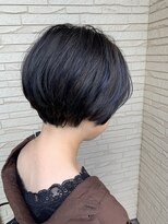 オル(Olu)&nbsp;【MASAYA】マニッシュショート×ネイビーカラー