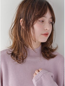 アトリエイトワ(atelier ittowa) くびれヘア/ハイライトカラー/アプリコットオレンジ/美髪/ 659