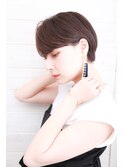 [OCEAN Hair&Life]厚めバング☆ローライト☆マニッシュショート