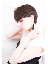 オーシャン(Ocean)&nbsp;[OCEAN Hair&Life]厚めバング☆ローライト☆マニッシュショート