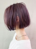 アイティー バイ アルバム 浦和店(IT by ALBUM) ラベンダーグレー_ココアブラウンフリンジウェーブ_ba297022