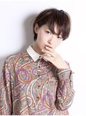  ボブ/カーキグレージュ/大人かわいい[恵比寿/恵比寿駅]