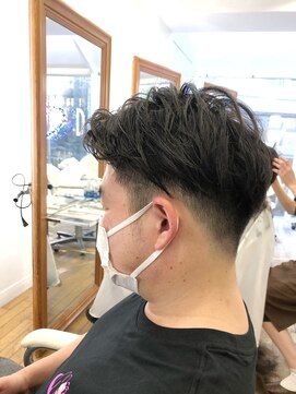 ヘッズ 本八幡店(HEADS) かき上げヘア　ニュアンスマッシュ　サイドパート　韓国マッシュ