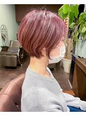 後ろにゆったりした丸みをつけたゆとりショート