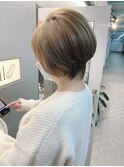 脱白髪染め☆コンパクト大人ショート