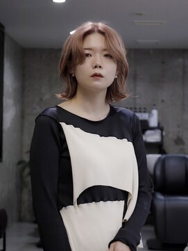 スラップス(SLAPS.) ペールピンク×切りっぱなし