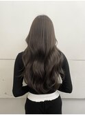 韓国ヘア 顔周りレイヤーカット グレージュ【横浜】