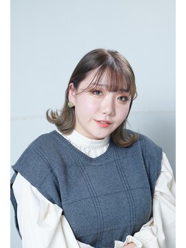 スノードロップ 高円寺店(Snowdrop) 前髪/マチルダボブ/ピンクベージュ/インナーグレージュ/高円寺