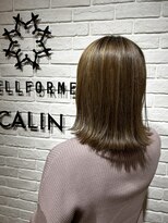ヘア スパ ビューティー エールフォルム(HAIR SPA BEAUTY YELLFORME)&nbsp;外ハネ×透明感オリーブベージュ
