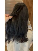 アヴァンス 天王寺店(AVANCE.) ブルーブラック×透明感