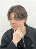 波巻きスパイラルパーマツイストスパイラルパーマメンズマッシュ