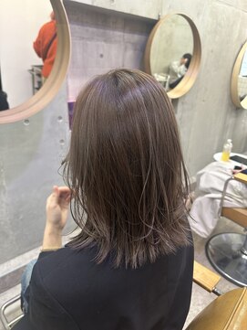 ソルトウォーター(SALT WATER) オリーブグレージュ　ハイライトカラー