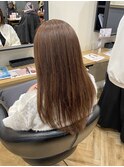 キャラメルベージュ×ロングレイヤー