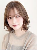 ★結べるボブくびれボブレイヤー外ハネパーマ髪質改善ケアカラー