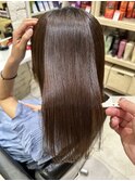 髪質改善サラサラプレミアム大人ガーリー韓国ミディアムAライン