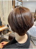 オレンジカラースタイル[志木/白髪ぼかし/ハイライトカラー】