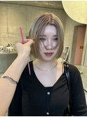 【Tsuki】blond  beige  bob