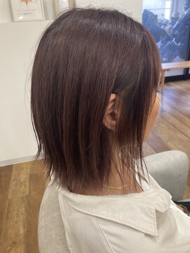 ヘアーサロン リーベ 清瀬店(Hair Salon Liebe) ピンク外ハネレイヤー