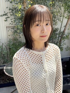 ハウス 表参道(HUIS) 外はね切りっぱなし小顔ボブ