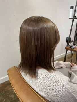 ヘアラウンジ アンリオ(hair lounge an rio) ビフォーアフター！オリーブカラー^ ^