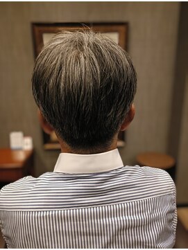 コトノハ 新屋敷町店(kotonoha) メンズグレイヘア(スタイリング剤無しでまとまる)